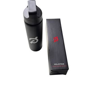 Peloton Glass Drinkware Water Bottle With Rubber Sleeve - 20 oz New In Box